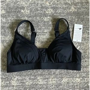 Women’s Lycra Bra Bra Size 8 Black Adjustable Q8